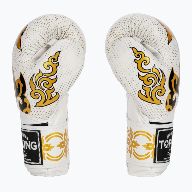 Boxerské rukavice Top King Boxing Kanok white 3