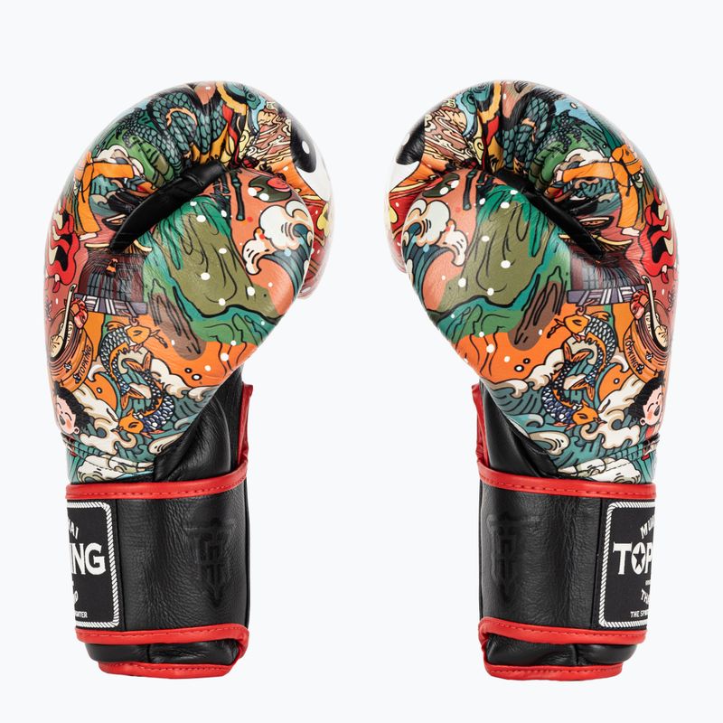 Boxerské rukavice Top King Boxing Culture black/red TKBGCT-2C2 3
