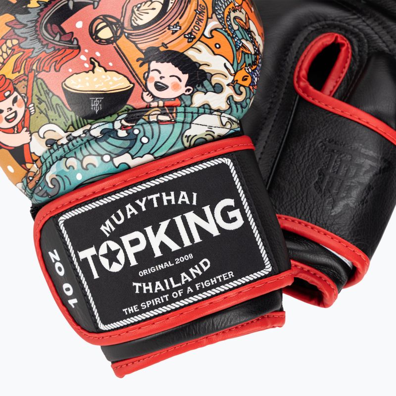 Boxerské rukavice Top King Boxing Culture black/red TKBGCT-2C2 4