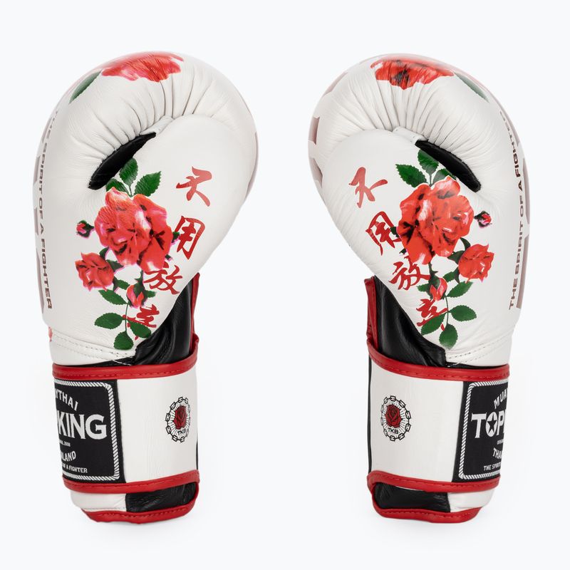 Boxerské rukavice Top King Boxing Rose white 3