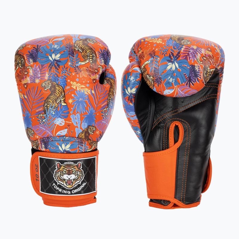 Boxerské rukavice Top King Boxing Wild Tiger black/orange