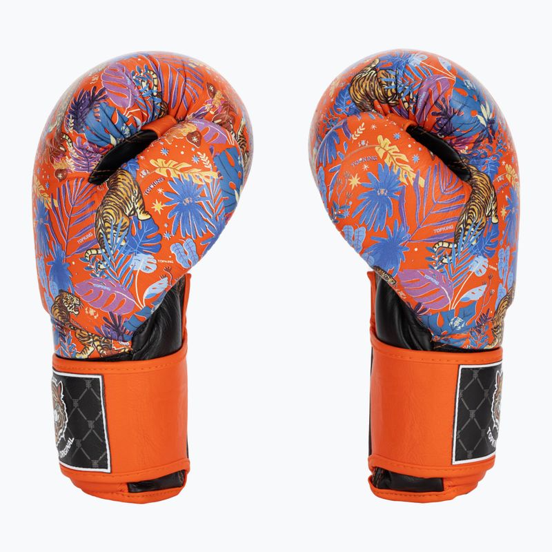 Boxerské rukavice Top King Boxing Wild Tiger black/orange 3