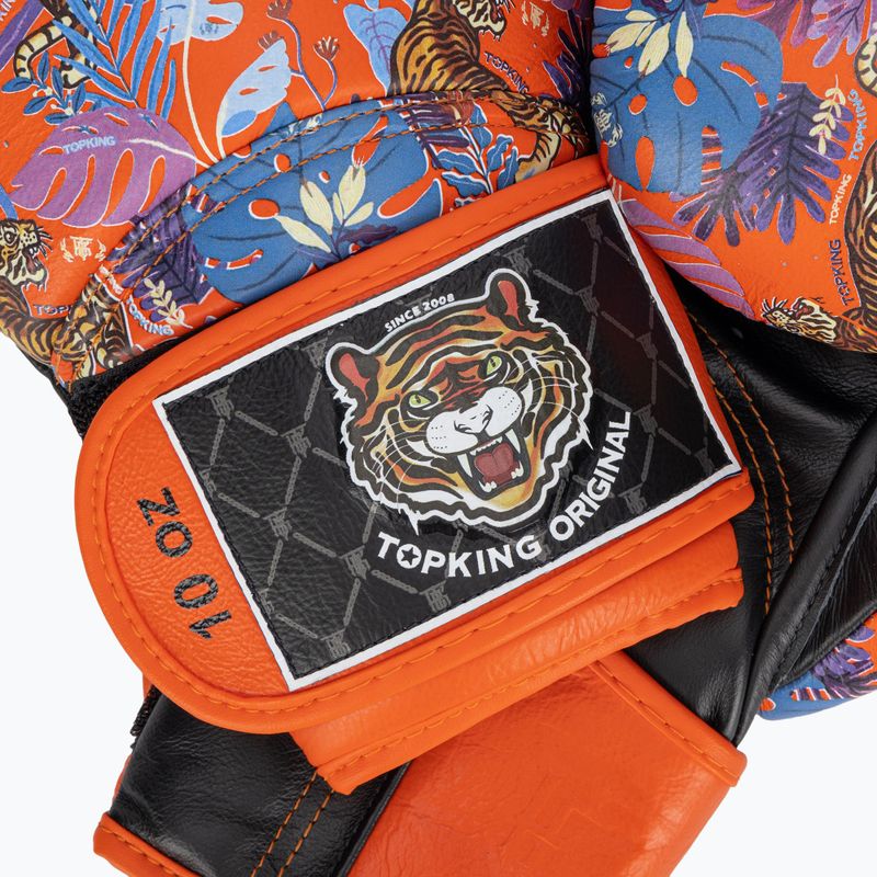 Boxerské rukavice Top King Boxing Wild Tiger black/orange 4