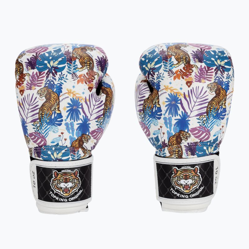 Boxerské rukavice Top King Boxing Wild Tiger black/white