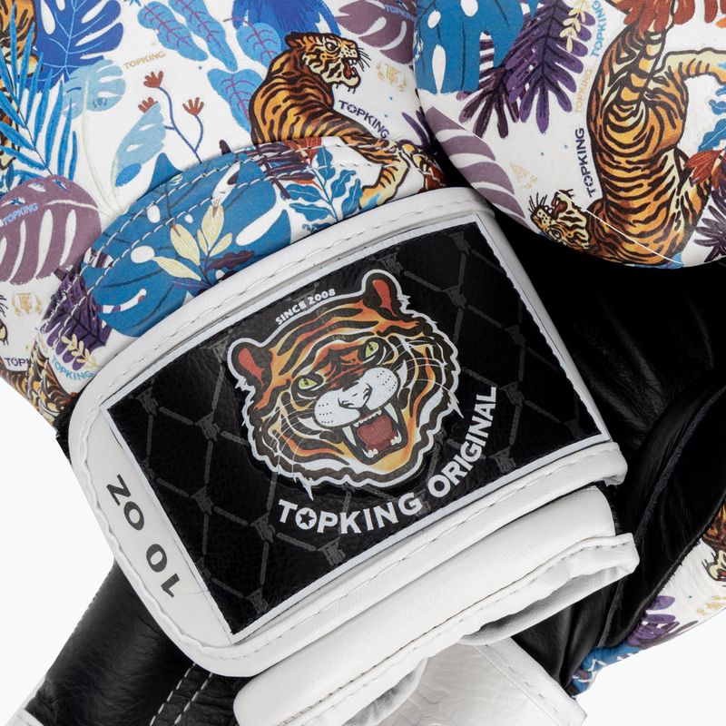 Boxerské rukavice Top King Boxing Wild Tiger black/white 4