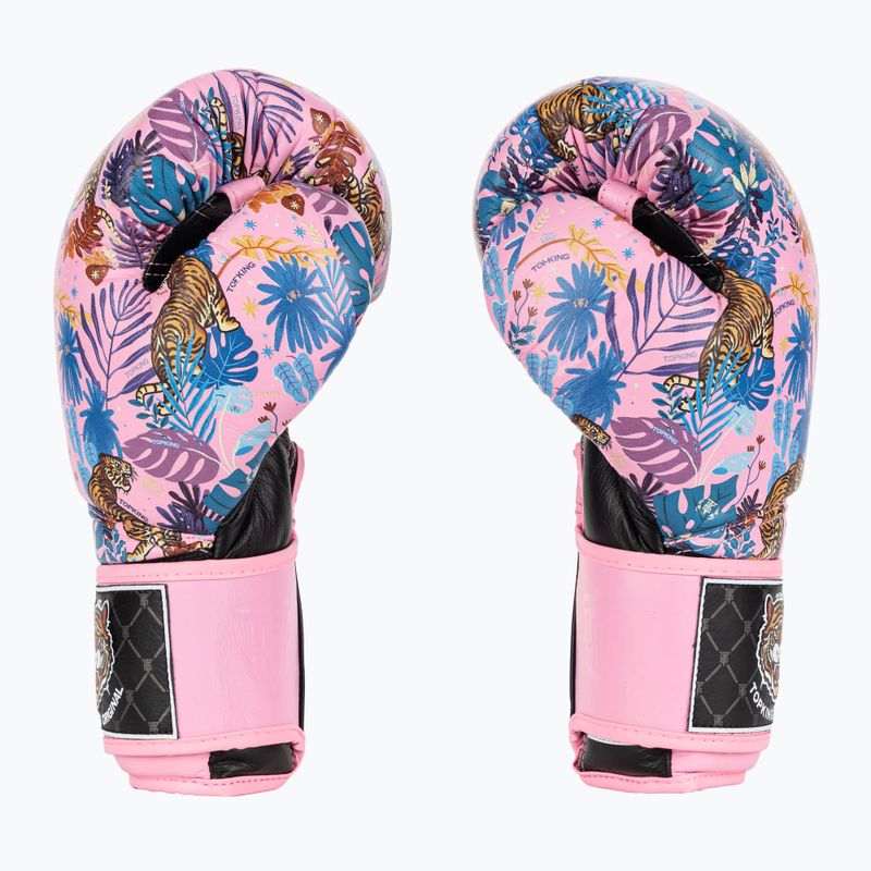 Boxerské rukavice Top King Boxing Wild Tiger black/pink 3