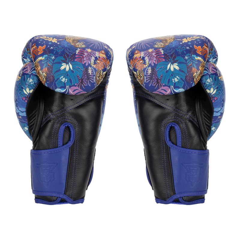 Boxerské rukavice Top King Boxing Wild Tiger black/blue 2