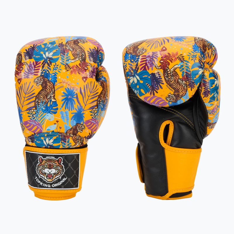 Boxerské rukavice Top King Boxing Wild Tiger black/yellow