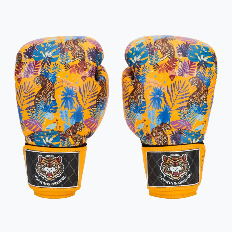 Boxerské rukavice Top King Boxing Wild Tiger black/yellow 2