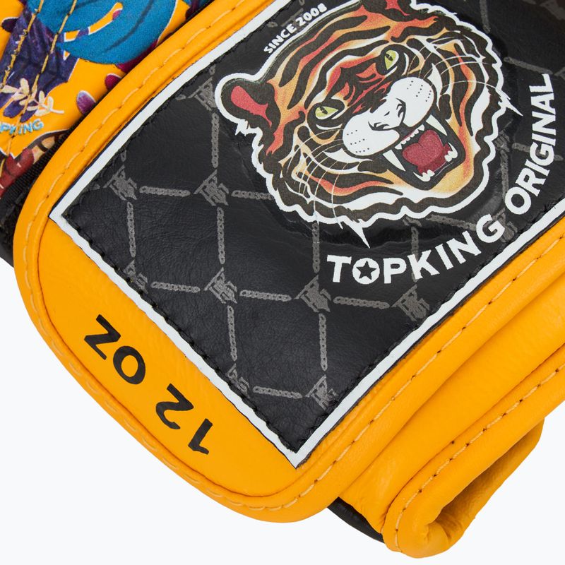 Boxerské rukavice Top King Boxing Wild Tiger black/yellow 5