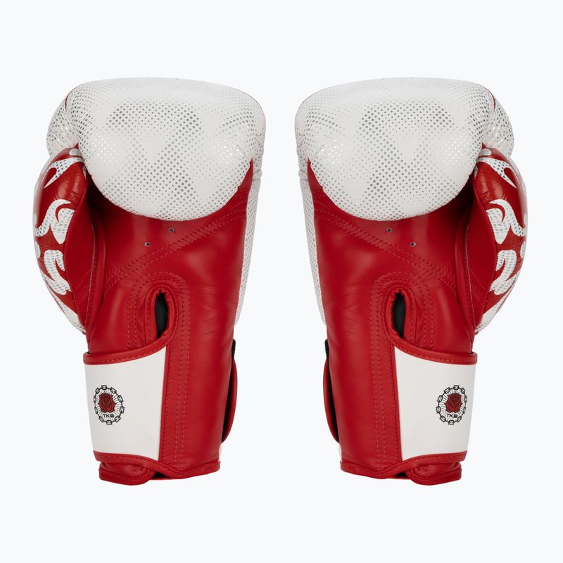 Boxerské rukavice Top King Boxing Dragon red/white 2