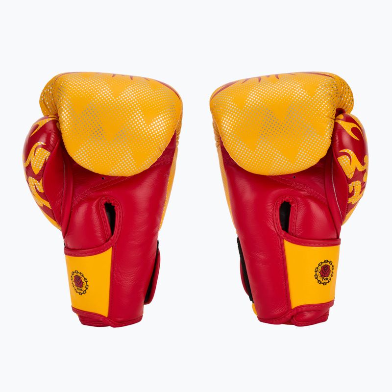 Boxerské rukavice Top King Boxing Dragon yellow 3