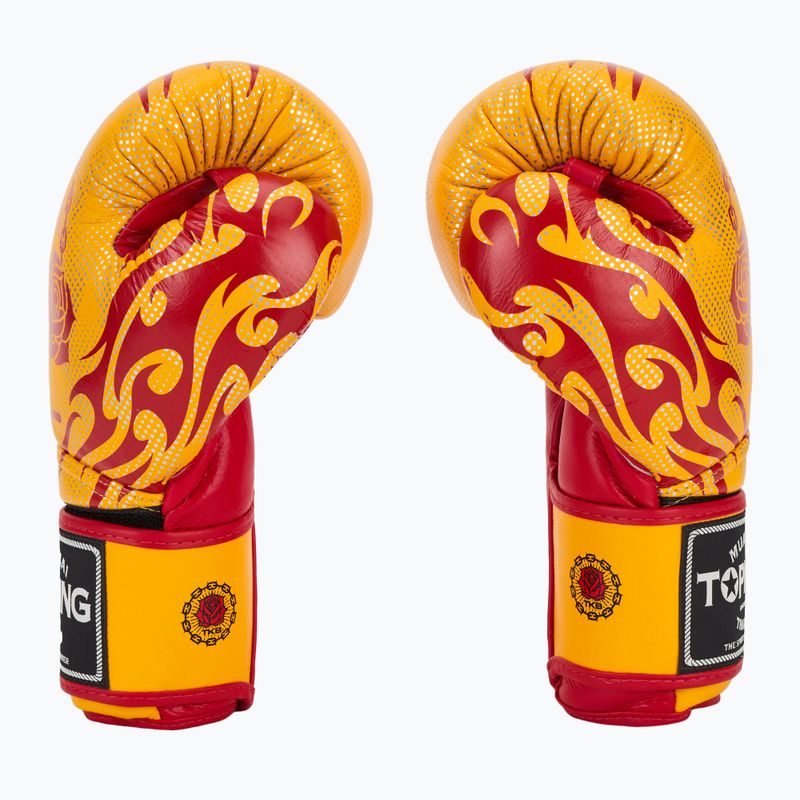 Boxerské rukavice Top King Boxing Dragon yellow 4