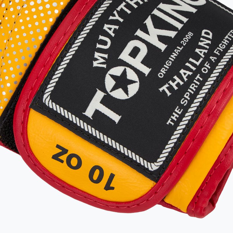 Boxerské rukavice Top King Boxing Dragon yellow 5