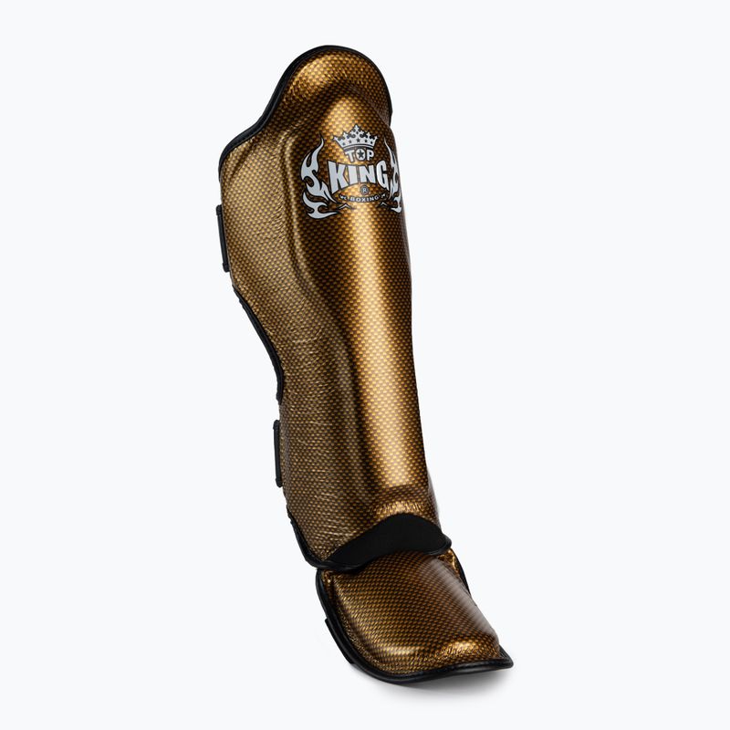 Top King Super Snake chrániče holennej kosti čierne TKSGEM-02-BK-GD-L