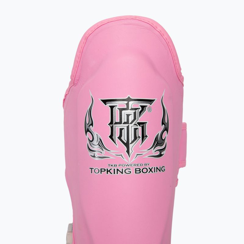 Chrániče holennej kosti a chodidla Top King Pro Semi Leather pink 3