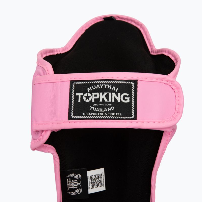 Chrániče holennej kosti a chodidla Top King Pro Semi Leather pink 4