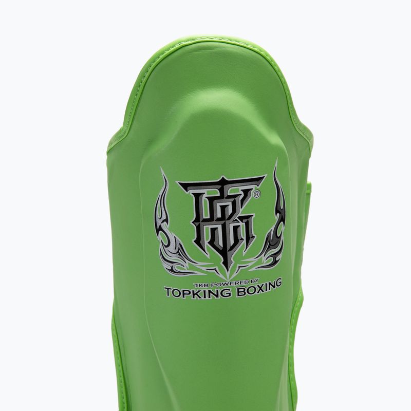 Chrániče holennej kosti a chodidla Top King Pro Semi Leather green 3