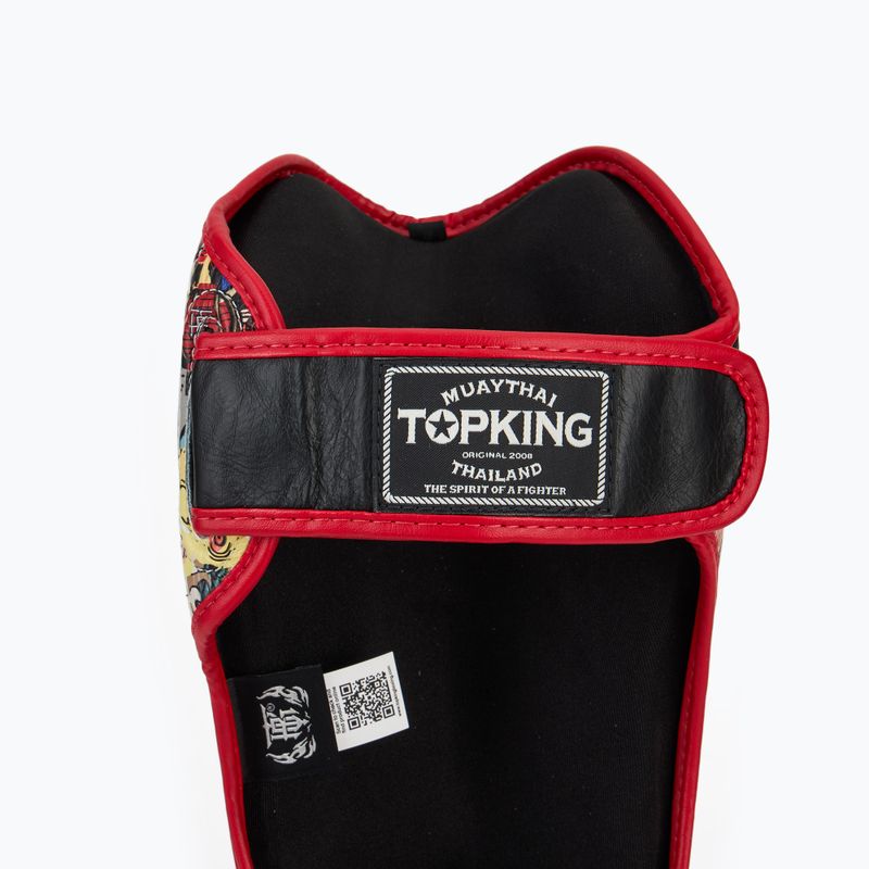 Chrániče holennej kosti a chodidla Top King Chain čierne 6
