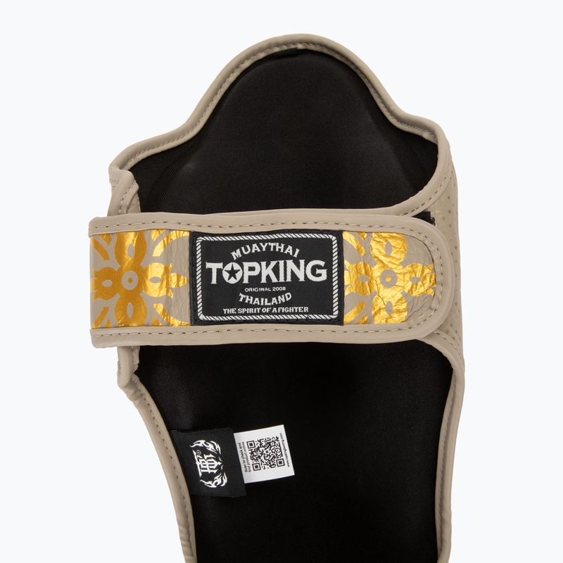 Chrániče holennej kosti a chodidla Top King Kanok beige 6