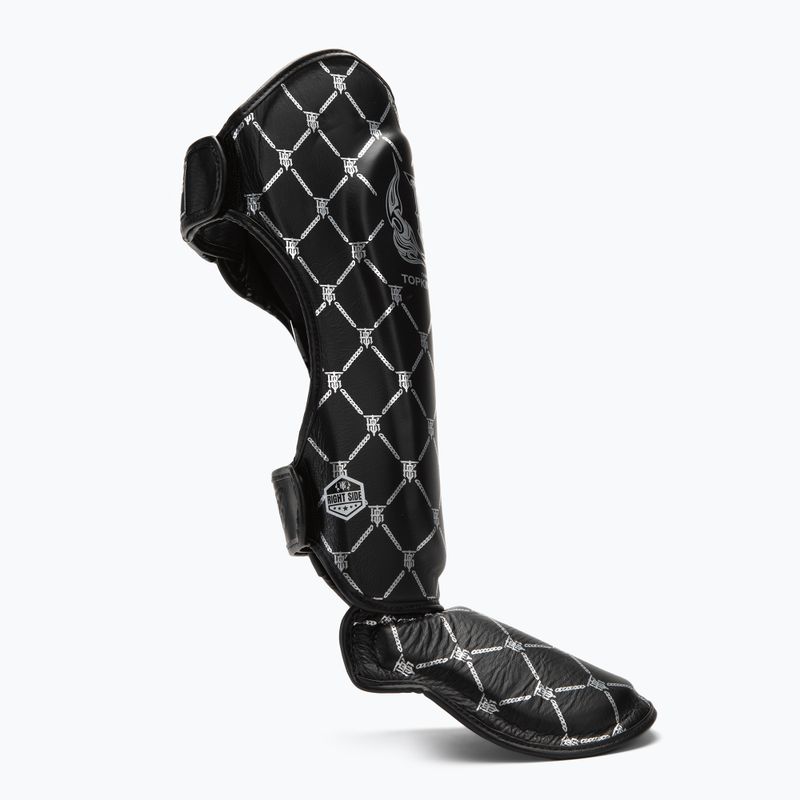 Chrániče holennej kosti a chodidla Top King Chain black/silver 2