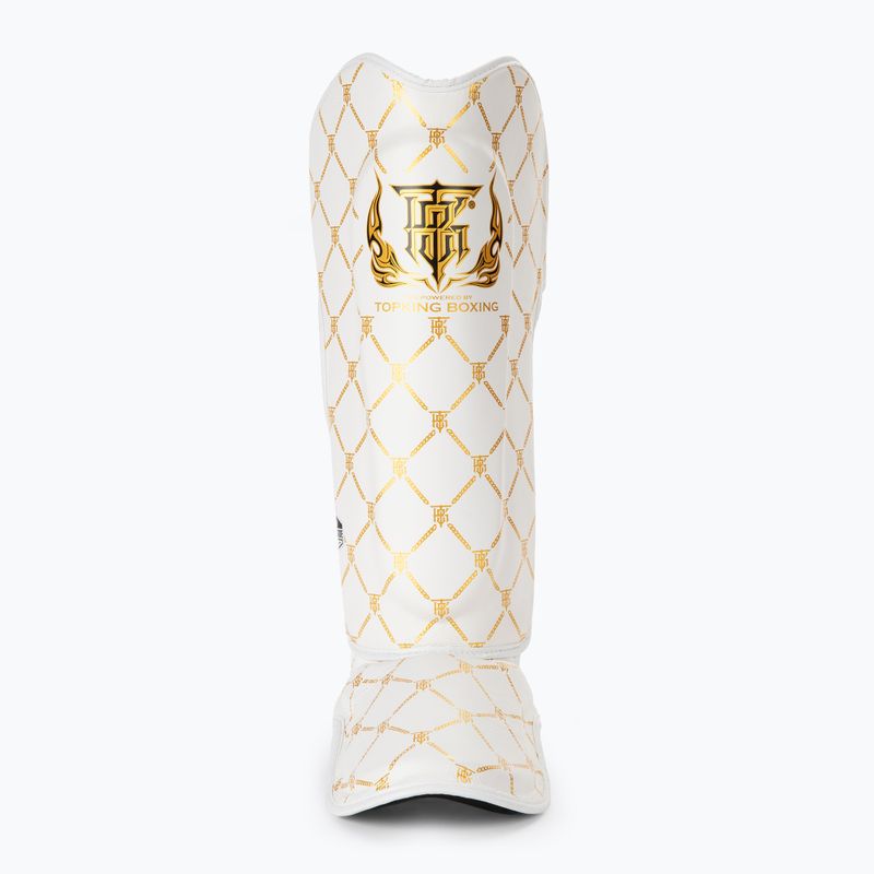 Chrániče holennej kosti a chodidla Top King Chain white/gold 3