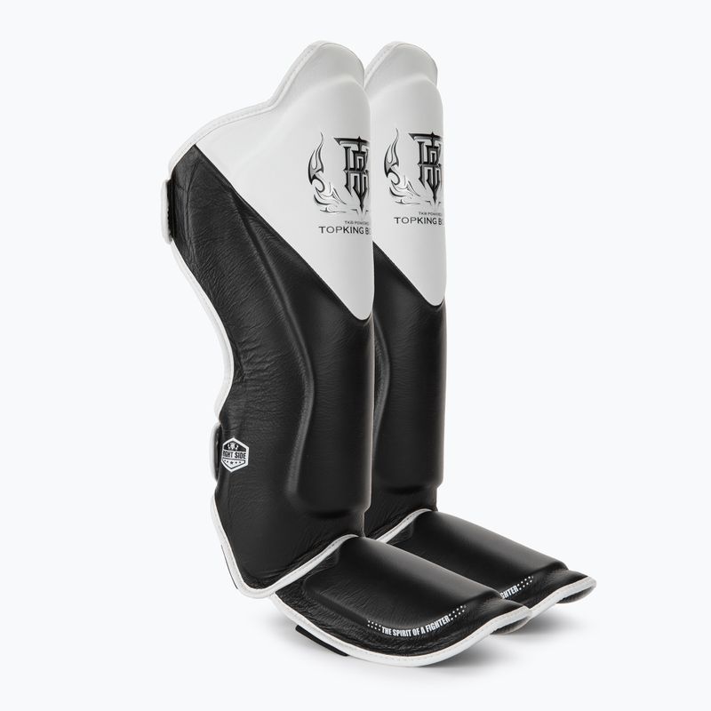 Chrániče holennej kosti a chodidla Top King Shin Guards Blend black/white