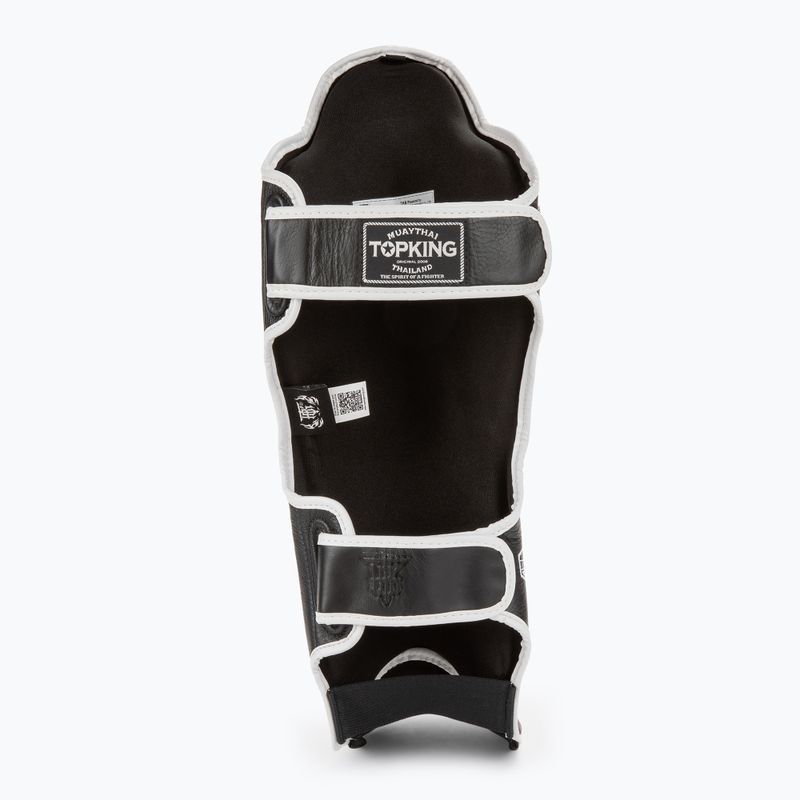 Chrániče holennej kosti a chodidla Top King Shin Guards Blend black/white 4