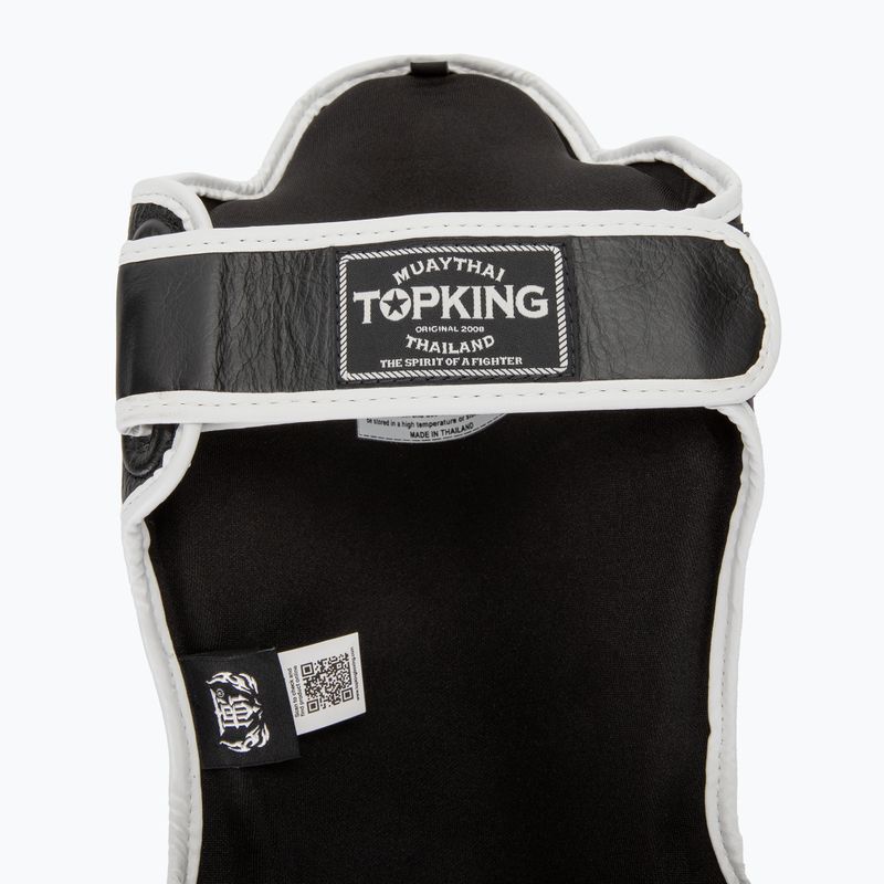 Chrániče holennej kosti a chodidla Top King Shin Guards Blend black/white 6