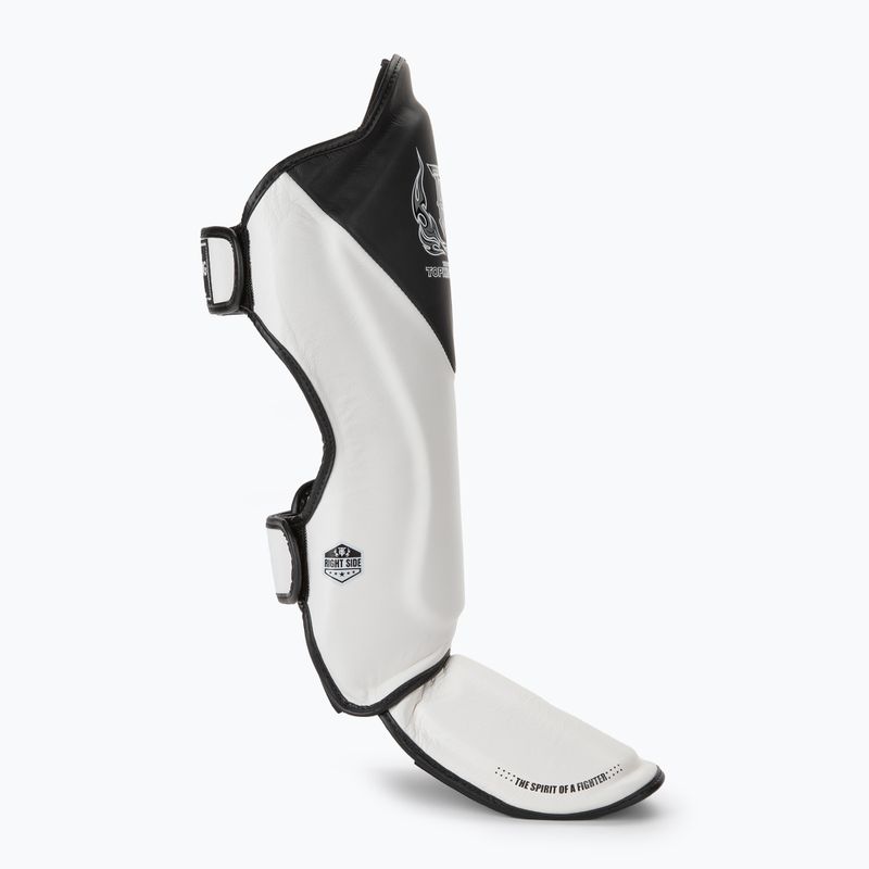 Chrániče holennej kosti a chodidla Top King Shin Guards Blend white/black 2