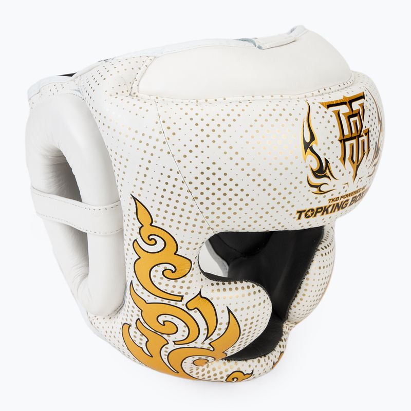 Boxerská prilba Top King Kanok white
