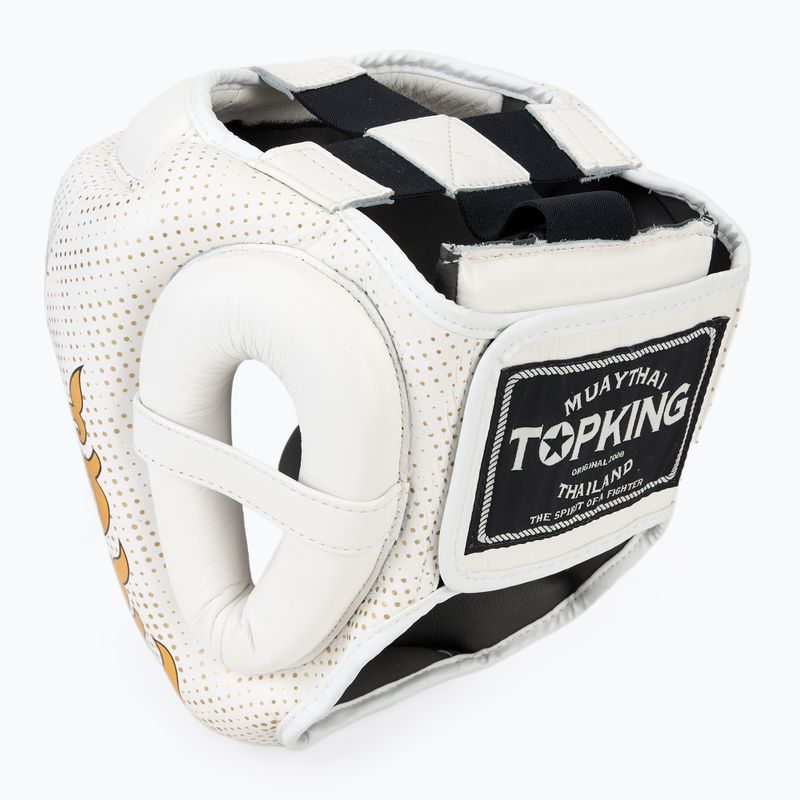 Boxerská prilba Top King Kanok white 3