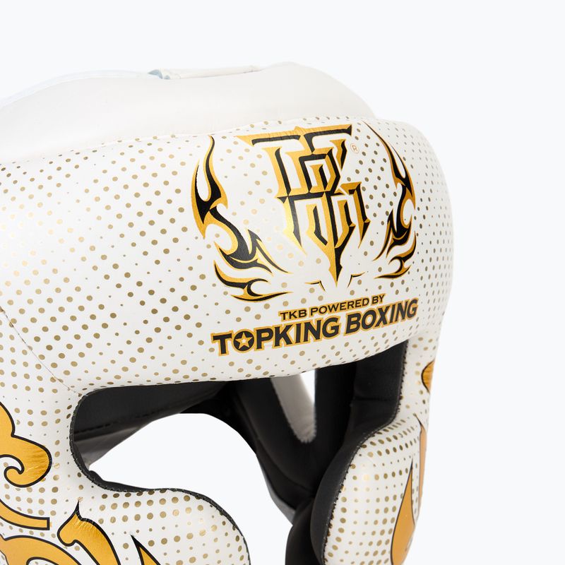 Boxerská prilba Top King Kanok white 4