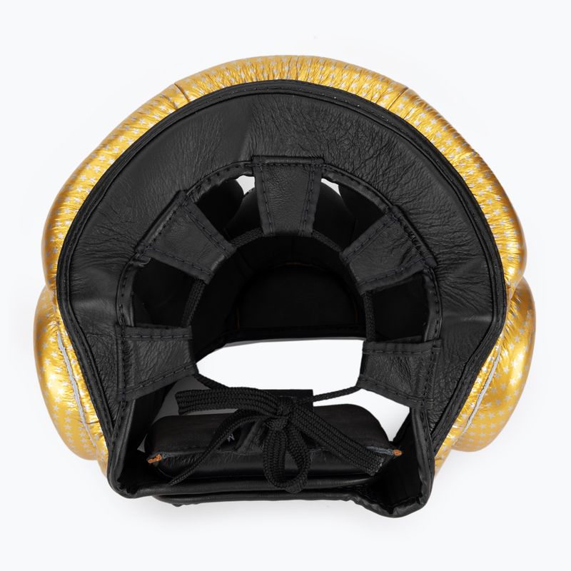 Boxerská prilba Top King Super Star gold 6