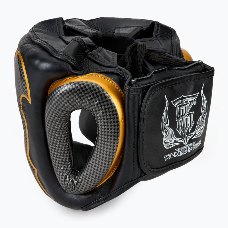 Boxerská prilba Top King Empower black/silver 3