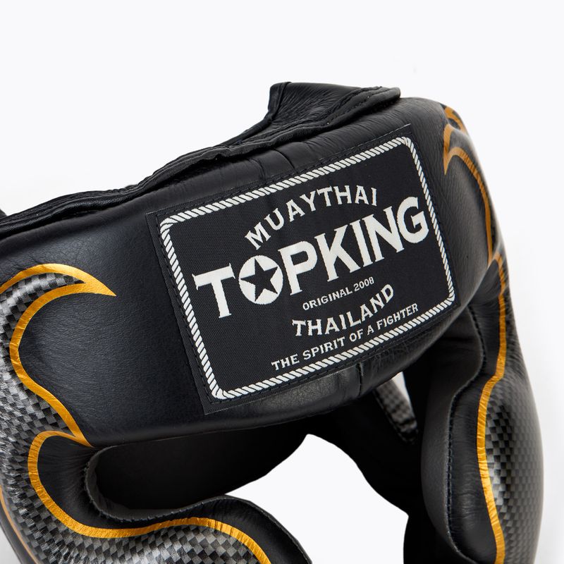 Boxerská prilba Top King Empower black/silver 4