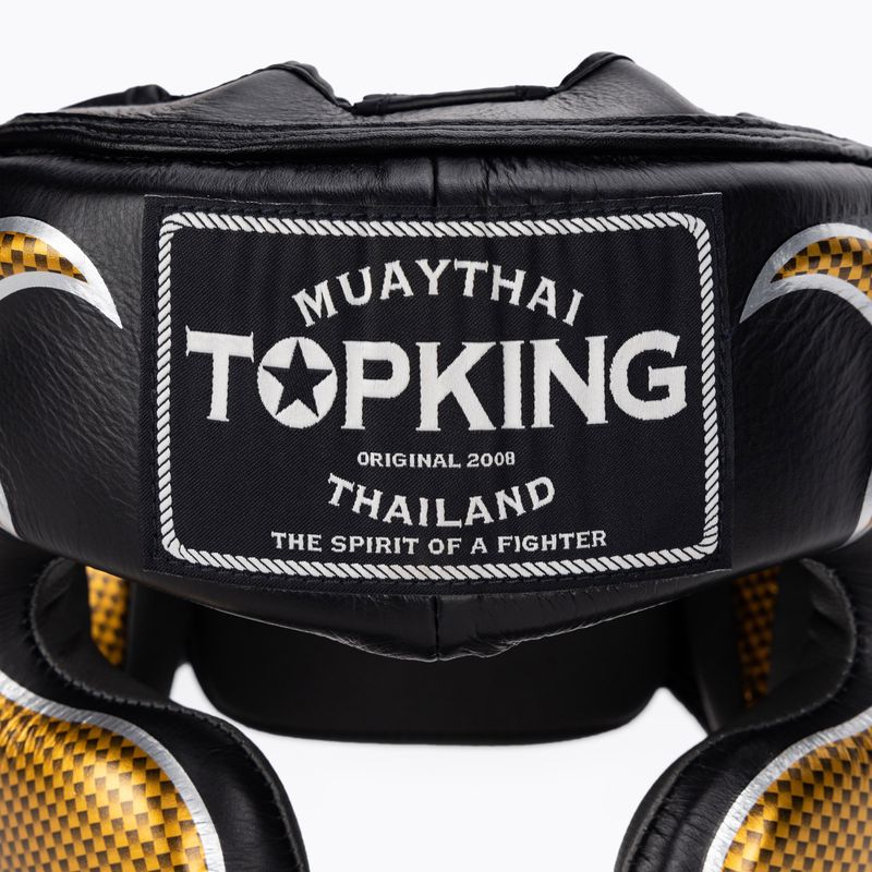 Boxerská prilba Top King Empower black/gold 4