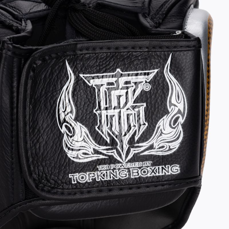 Boxerská prilba Top King Empower black/gold 5
