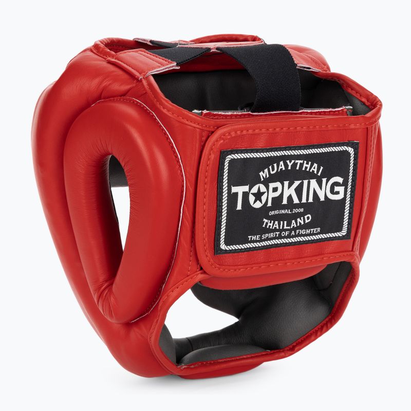 Boxerská prilba Top King Full Coverage červená 3