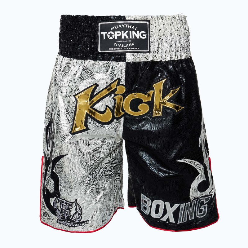Tréningové šortky Top King Kickboxing black/white