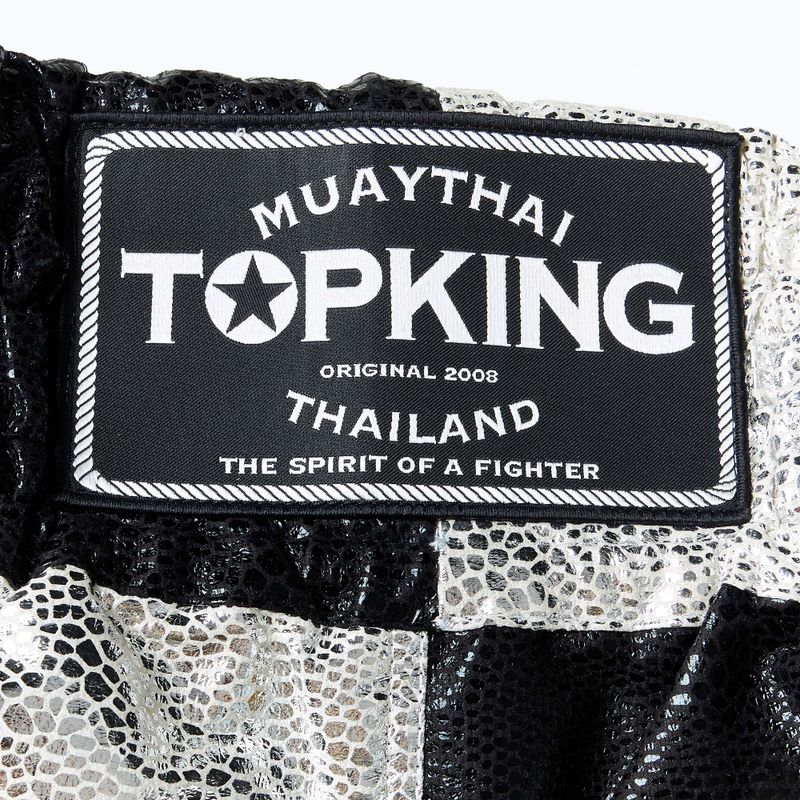 Tréningové šortky Top King Kickboxing black/white 4