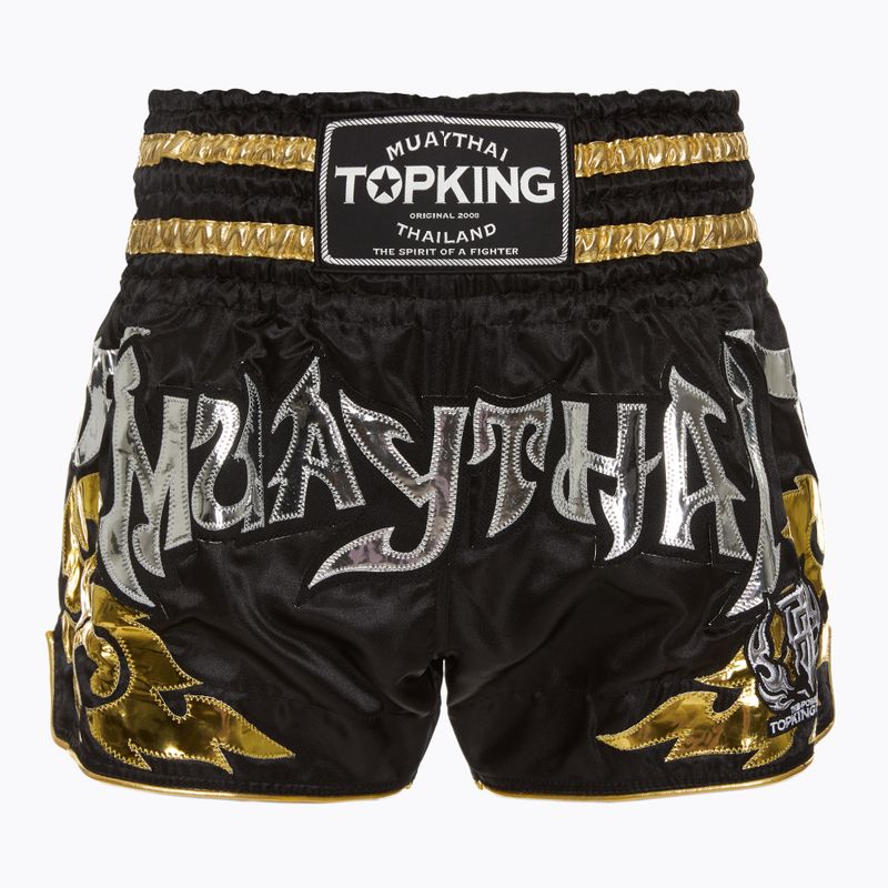 Tréningové šortky Top King Kickboxing 070 black/ gold