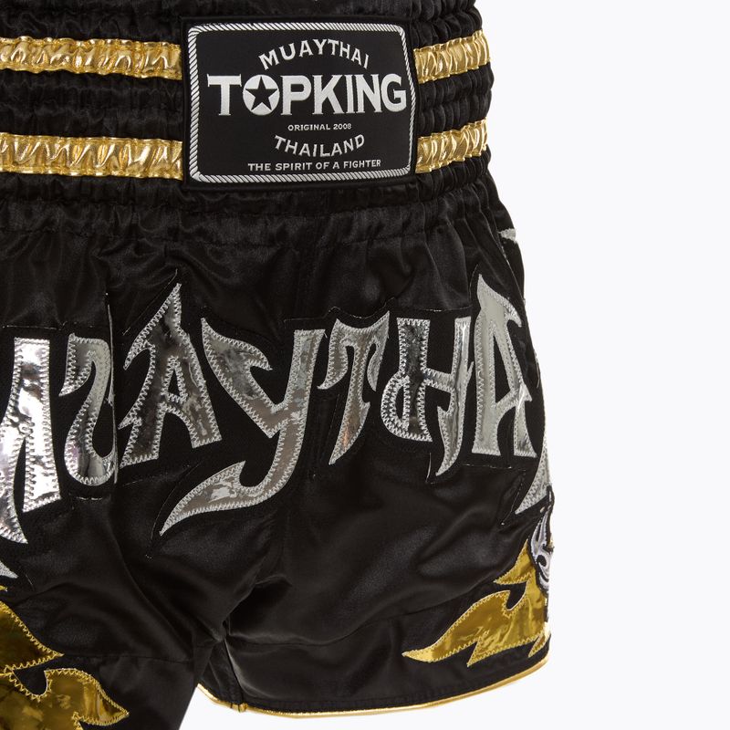 Tréningové šortky Top King Kickboxing 070 black/ gold 3