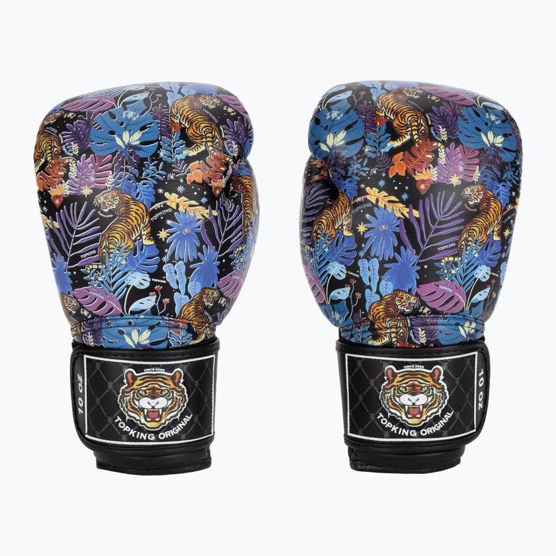 Boxerské rukavice Top King Boxing Wild Tiger black