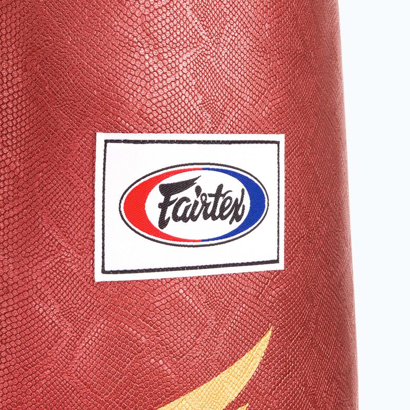 Boxovacie vrece Fairtex 6FT Muaythai Banana Bag "Python Print" Collection - vyplnené červenou farbou 2