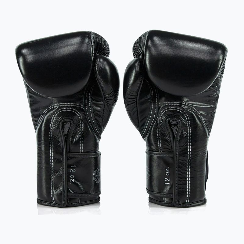 Boxerské rukavice Fairtex Glory Kickboxing Competition Training Boxerské black/silver 2