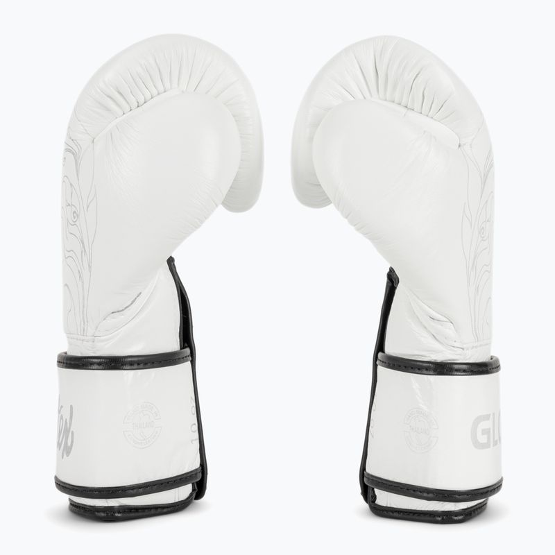 Boxerské rukavice Fairtex Glory Kickboxing Competition Training white 4