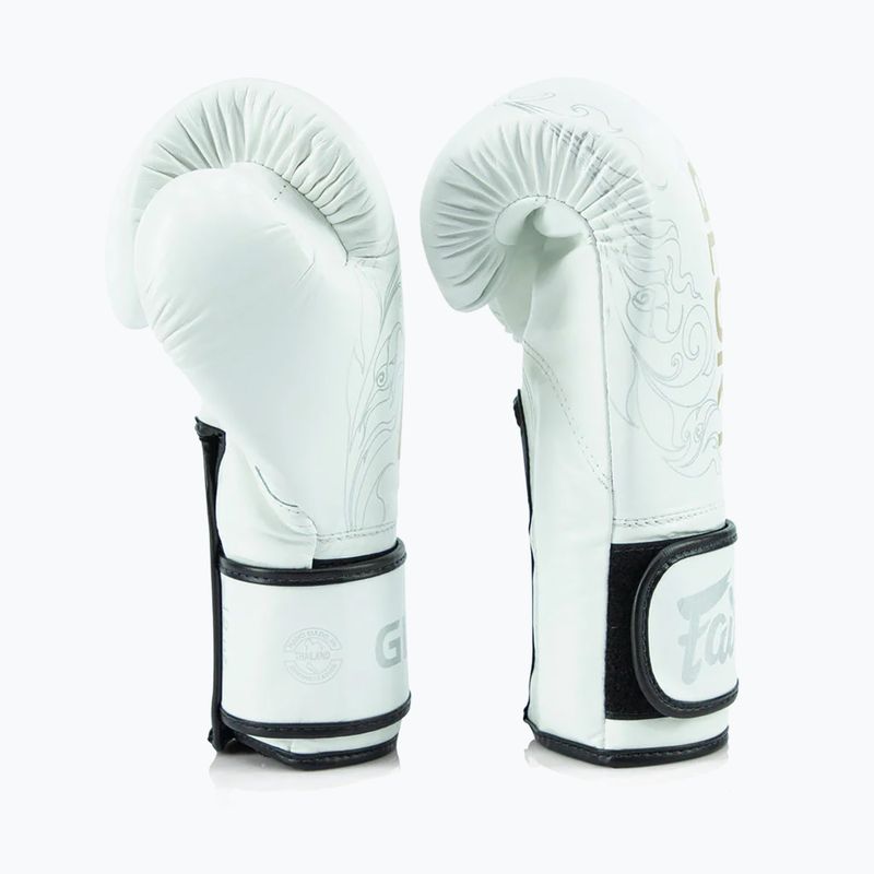 Boxerské rukavice Fairtex Glory Kickboxing Competition Training white 3
