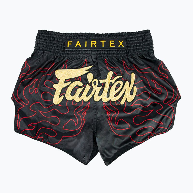 Fairtex Muay Thai tréningové šortky BS1921 'Volcano' čierne
