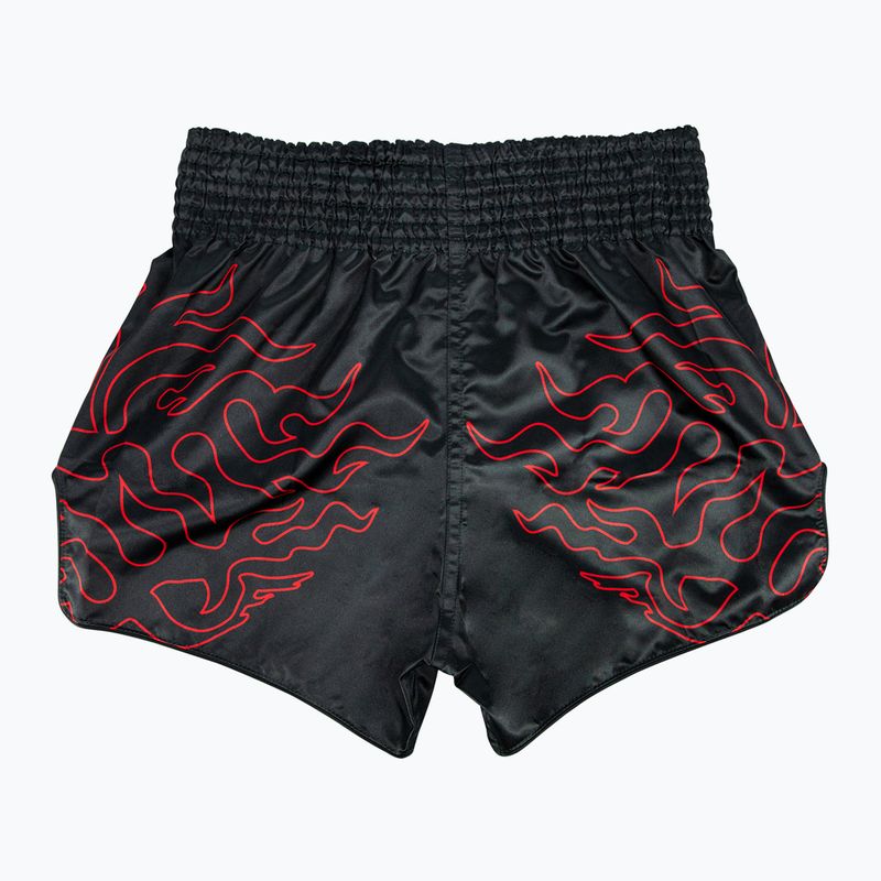 Fairtex Muay Thai tréningové šortky BS1921 'Volcano' čierne 2